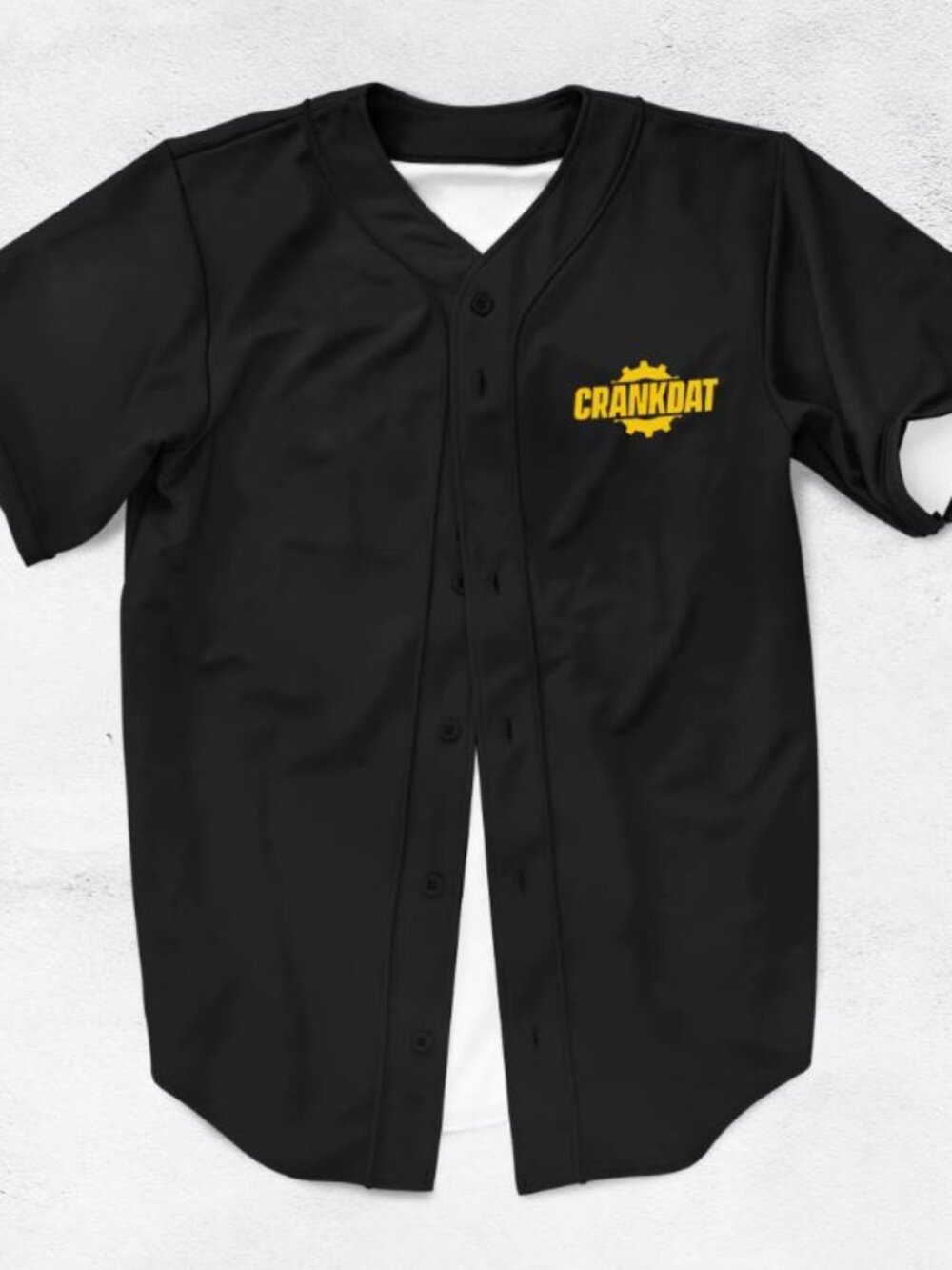Crankdat EDM Bass Music Rave Robot Baseball Jersey Button Up Shirt